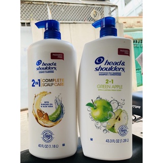 Dầu gội và xả Head &amp; Shoulders Green Apple 1.28lit- mỹ