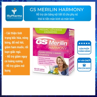 [CHÍNH HÃNG] GS Merilin Harmony: Cải thiện sinh lý nữ, giảm loãng xương và giảm mỡ bụng