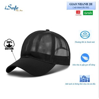 Nón kết lưới, Mũ lưỡi trai lưới nam nữ cao cấp, kiểu dáng thể thao,thoáng khí, siêu nhẹ