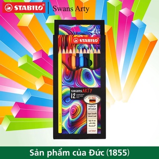 Hộp 12 bút chì màu STABILO Swans Arty CLA – 12 màu