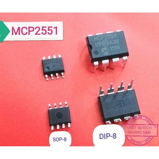 IC chức năng CAN MCP2551 chính hãng 8 chân cắm 8 chân dán