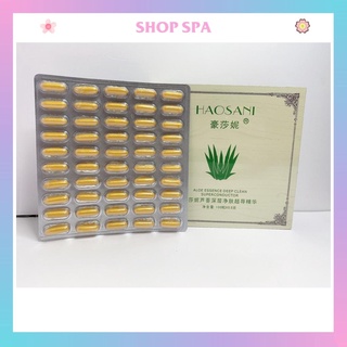 Viên thải chì Haosani thải độc tố hộp 100 viên, thải chì độc tố cho da