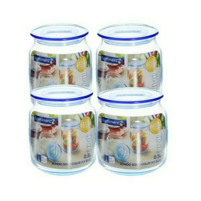 Combo 4 hủ thủy tinh Luminarc 500ml