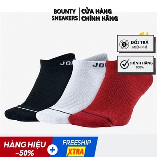 Tất Thể Thao Jordan Everyday Max No-Show Sx5546-011 "Red White Black" - Hàng Chính Hãng - Bounty Sneakers