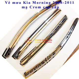 Vè che mưa mạ crom Kia Morning 2008-2011 cao cấp