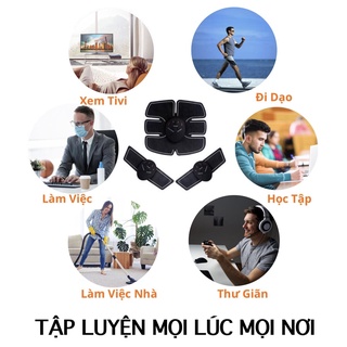 Sạc Điện Mẫu Mới Không Cần Gim Trực Tiếp Độc Quyền Máy Massage Tan Mỡ Tăng Cơ 6 Múi Giảm Mỡ Hiệu Quả EMS