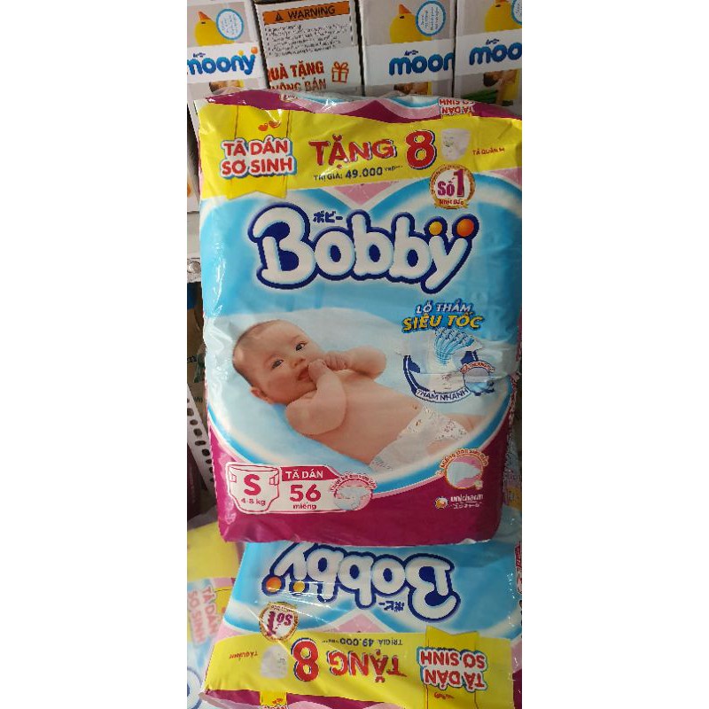 Bỉm bobby dán S52