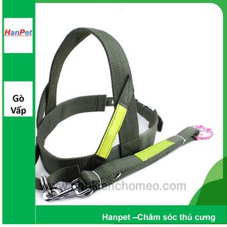 Hanpet.GV- 343- Dây police đai kéo cao cấp (- 4711517)dây dắt chó size đại chó 30- 40kg