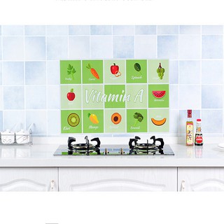 Giấy dán bếp cách nhiệt hàng cao cấp mẫu mới tráng nhômbigsale