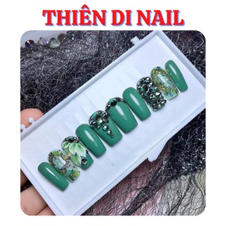 Hộp đựng móng úp hình chữ nhật, hộp nhựa đựng móng giả Thiên Di nail
