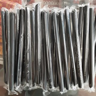 500g hút trân châu đen đầu nhọn bọc màng phi 12 - loại sịn