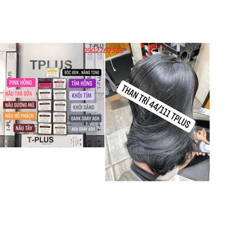 Tuýp Thuốc Nhuộm Tóc Màu Than Chì Tplus 44/111 Pencil Grey Hair Dye Color