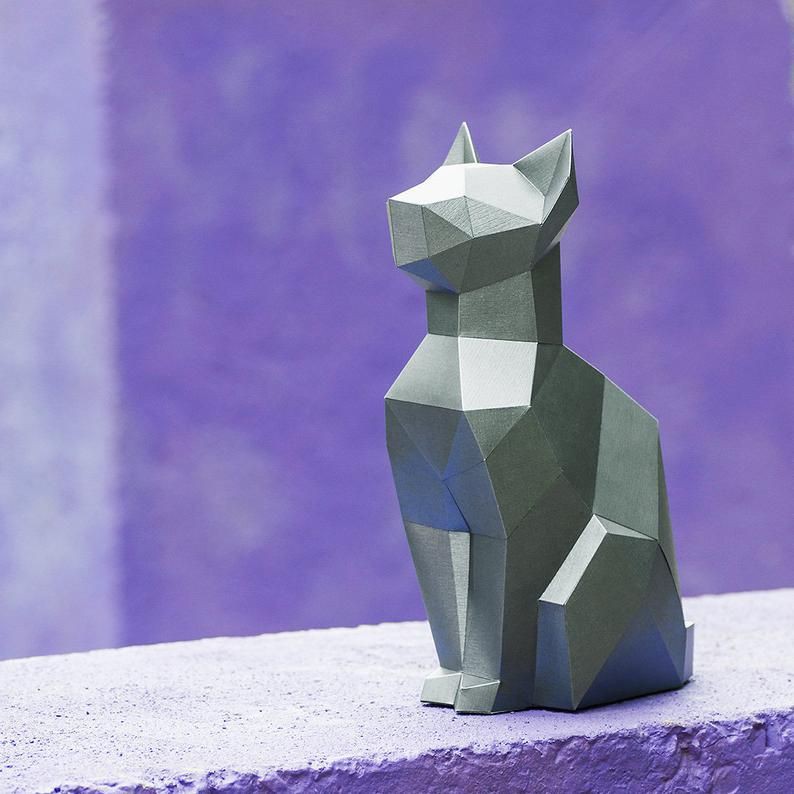 Mô hình giấy _ Cat 01