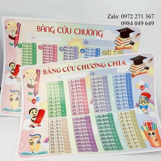 [Mã LIFEBOOK2 giảm 10% đơn 0Đ] Bảng cửu chương nhân, chia