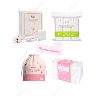 [HÀNG LOẠI 1] Bông tẩy trang 3 lớp Cotton Pads Lameila 222 miếng Miniso khăn lau mặt khô Animerry đa năng mềm mịn
