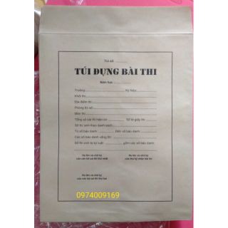 Combo 50/ 100 túi đựng bài thi, kt 31*43.5cm