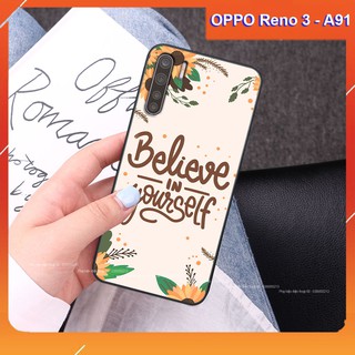 Ốp lưng Oppo A91 / RENO 3 hình hình hoa, thiên nga, đẹp thời trang - CAO CẤP - SANG TRỌNG