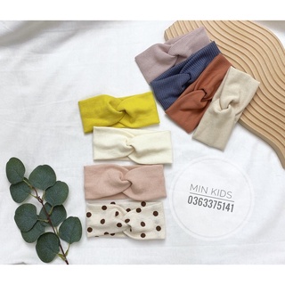 Băng đô, Turban xoắn chéo kiểu Hàn cho bé