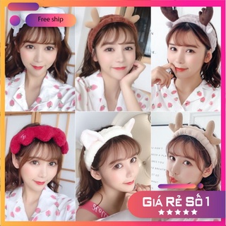[Loại Xịn Bông Mềm Mịn] Băng Đô Nữ Cute - Băng Đô Nữ Rửa Mặt Dễ Thương - Turban Tóc Hàn Quốc Co Giãn Tốt