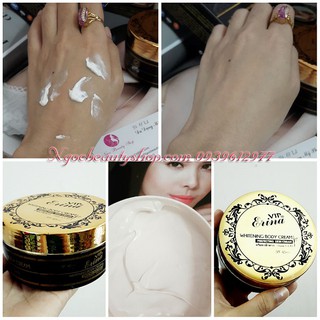 Kem dưỡng trắng da cơ thể chuyên nghiệp than hoạt tính VIP Erina - Whitening body cream VIP Erina SPF45
