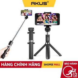 Gậy chụp ảnh selfile akus - Hàng chính hãng - Bảo hành 12 tháng