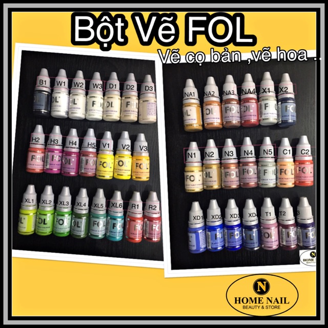 Combo 10 chai Bột Bản Fol