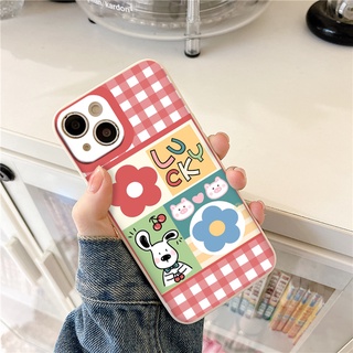 Ốp iphone caro kẻ đỏ Lucky cho ốp iphone 6/6plus/6s/6splus/7/7plus/8/8plus/x/xr/xs/11/12/13/pro/max/plus/promax