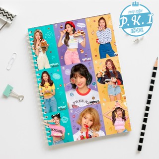 Sổ Còng NOTEBOOK IN HÌNH NHÓM NHẠC TWICE PHONG CÁCH HÀN QUỐC - QUÀ TẶNG K-POP