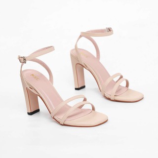 Giày Sandal Cao Gót 9cm 2 Quai Mảnh Pixie X701