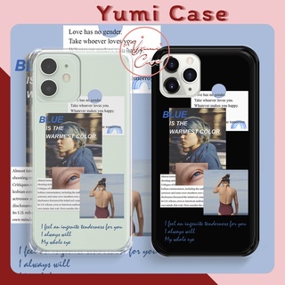 Ốp lưng điện thoại cho Iphone Samsung Vsmart Oppo Huawei Xiaomi Vivo Nokia Realme Poco Redmi TRONG - ĐEN Yumi Case