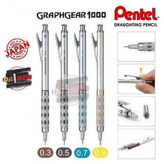[DA ĐEN] Bút Chì Pentel Graph Gear 1000