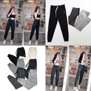 Quần jogger nữ bo gấu quần nỉ da cá abercrombie