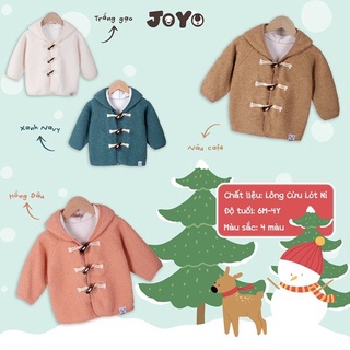 [JOYO] Áo khoác lông cừu lót nỉ lông siêu ấm cho bé