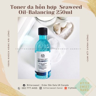 Nước cân bằng da tảo biển cho da hỗn hợp The Body Shop Seaweed Oil-Balancing Toner 250ml