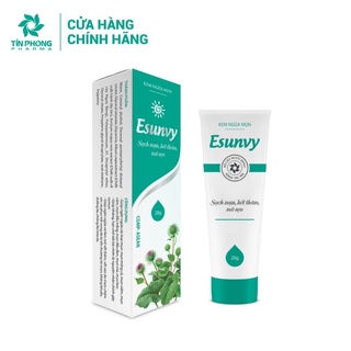 Kem Giảm Mụn Esunvy Thành Phần Tự Nhiên, Giúp Sạch Mụn, Hết Thâm, Mờ Sẹo Phù Hợp Với Mọi Loại Da Tuýp 20g TMP002
