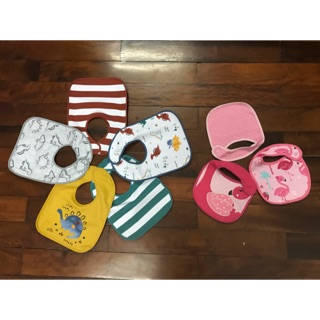 Set 3 yếm hồng hạc George sale