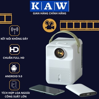 Máy chiếu mini giá rẻ, Máy chiếu mini KAW-K550, Kết nối điện thoại máy tính, kết nối wifi, thay thế 1 chiếc Smart TV