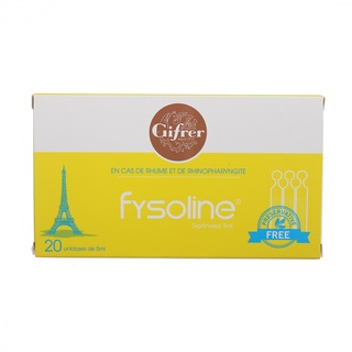 Nước muối sinh lý vệ sinh mũi Fysoline vàng 5ml