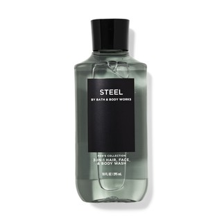 Sữa tắm gội nam Bath &amp; Body Works Steel 3 in 1 Hair, Face &amp; Body Wash 295ml