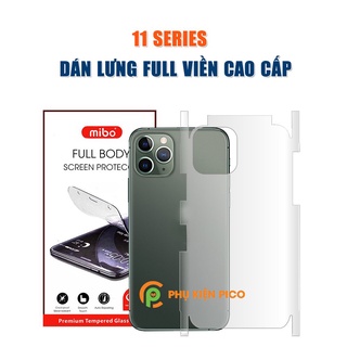 Dán lưng Iphone 11 Pro Max chính hãng Mibo PPF cao cấp dẻo trong suốt cho Iphone 11 Pro Max