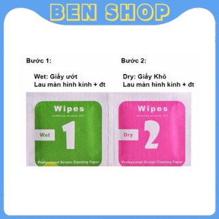 Giấy Lau Vệ Sinh Màn Hình Điện Thoại, Ipad, Kính Mắt