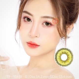 [Tặng Combo 175k] Kính Áp Tròng Tinteye Lens Nâu Tây Sáng TP - 916