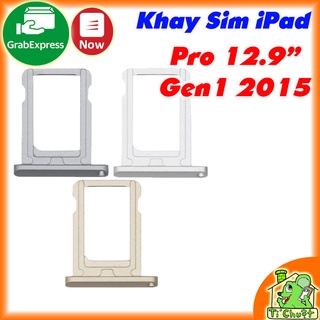 Khay SIM iPad Pro 12.9&quot; Gen 1 2015 (model đầu ko có đèn Flash) ZIN Bằng Thép