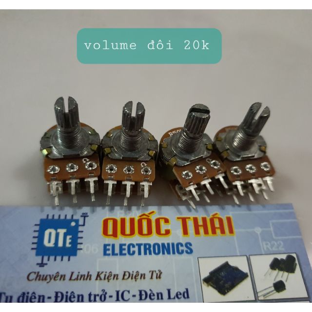 [Mã ELHACE giảm 4% đơn 300K] Combo 4 biến trở volume 20k đôi (6 chân)