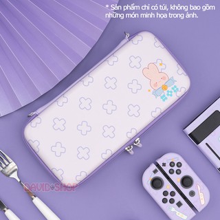 [Mã 253ELSALE hoàn 7% đơn 300K] Túi đựng máy bản Thỏ Đeo Nơ Dùng Bữa cao cấp hãng Geekshare cho Nintendo Switch