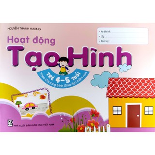 Sách Hoạt động tạo hình Dành cho trẻ 4 5 tuổi