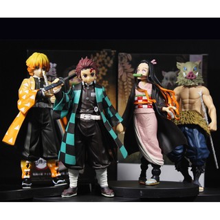Mô hình Kimetsu no Yaiba cao 18cm Tanjiro Nezuko Zenitsu Isonuke Demon Slayer tự chọn mẫu