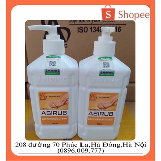 (Chính Hãng) Nước Rửa Tay Nhanh Sát Khuẩn ASIRUB 500ML