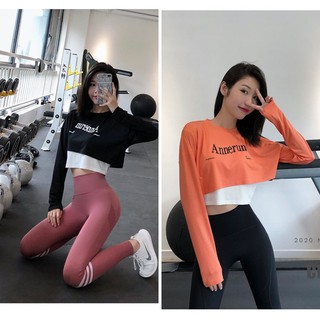 Áo tập crop dài tay dáng rộng SIÊU THOẢI MÁI, trẻ trung, năng động, phù hợp với mọi hoạt động thể thao