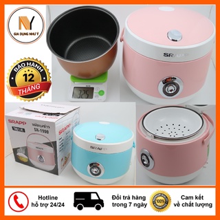 [Mã ELHADEV giảm 4% đơn 300K] Nồi Cơm Điện SRAPP SH-1900 Dung Tích 1.8 Lít Tặng Kèm Giá Hấp, Bảo Hành 12 Tháng